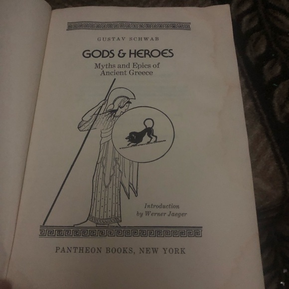 Gods and Heroes Book by Gustav Schwab - Picture 3 of 8